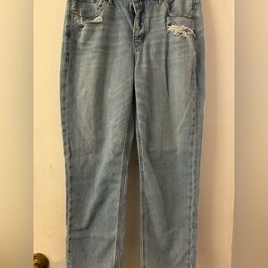 American Eagle Outfitters Light Blue Straight Leg Jeans